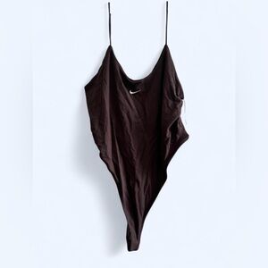 Nike NWT Chocolate Brown Women's Bodysuit